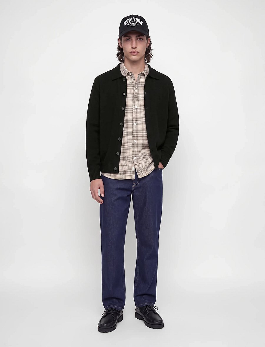 Jack & Jones - JJESOHO OLLIE KNIT POLO CARDIGAN - strickjacken - black - 3