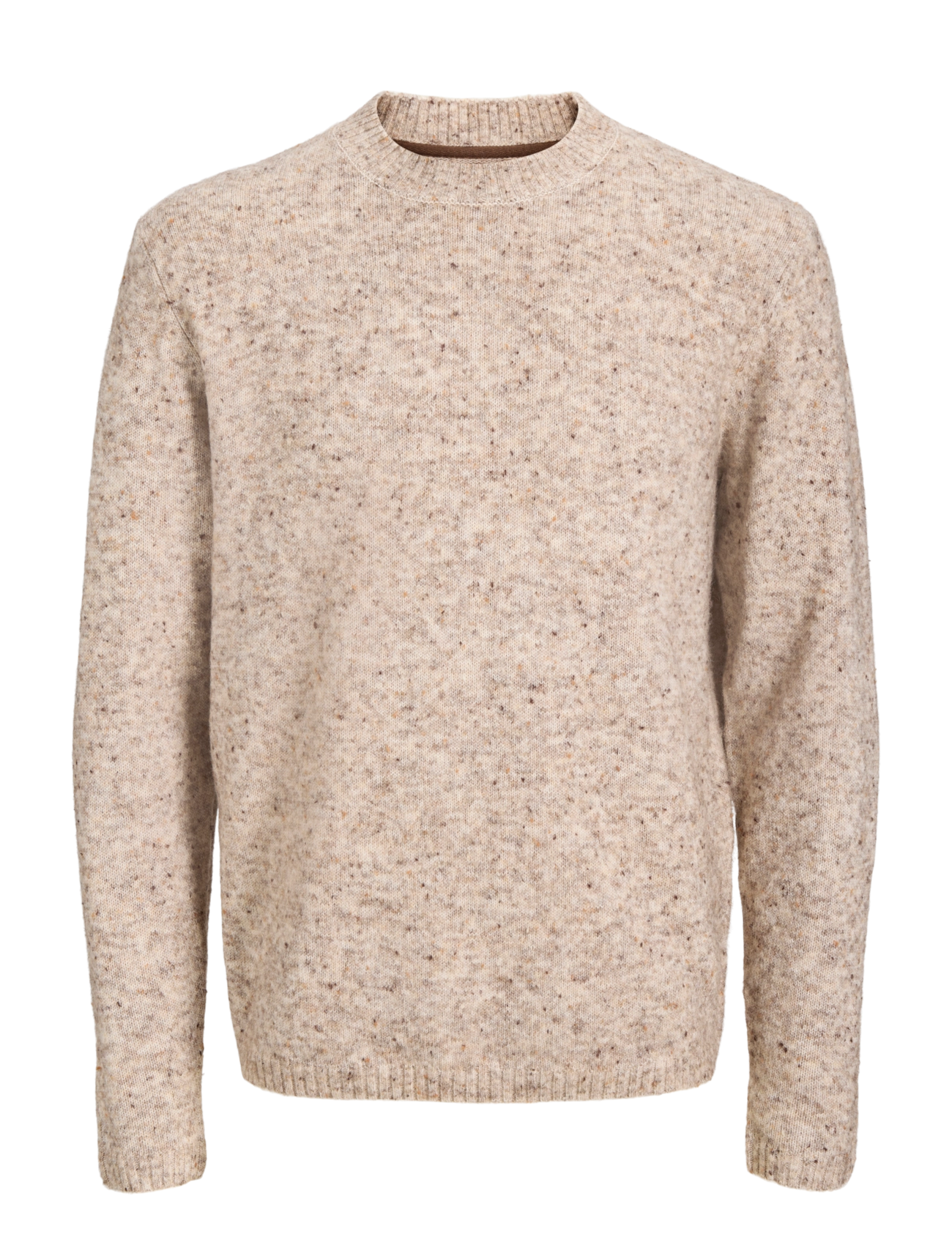 Jack & Jones JJENIEL KNIT CREW NECK SN - Strickmode - ATMOSPHERE / beige