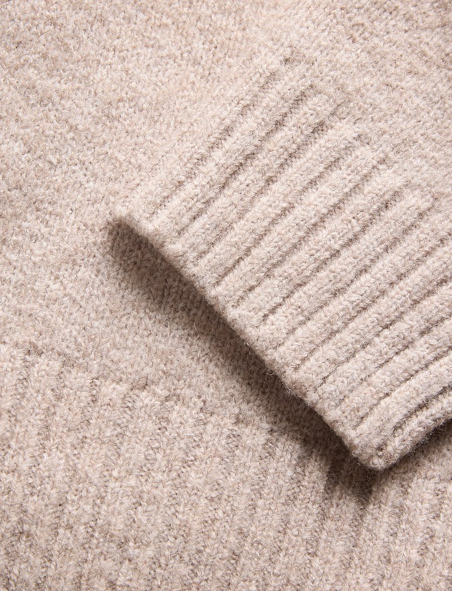 Jack & Jones - JJESOHO OLLIE KNIT SPLIT NECK SN - poloer i strik med lange ærmer - atmosphere - 2