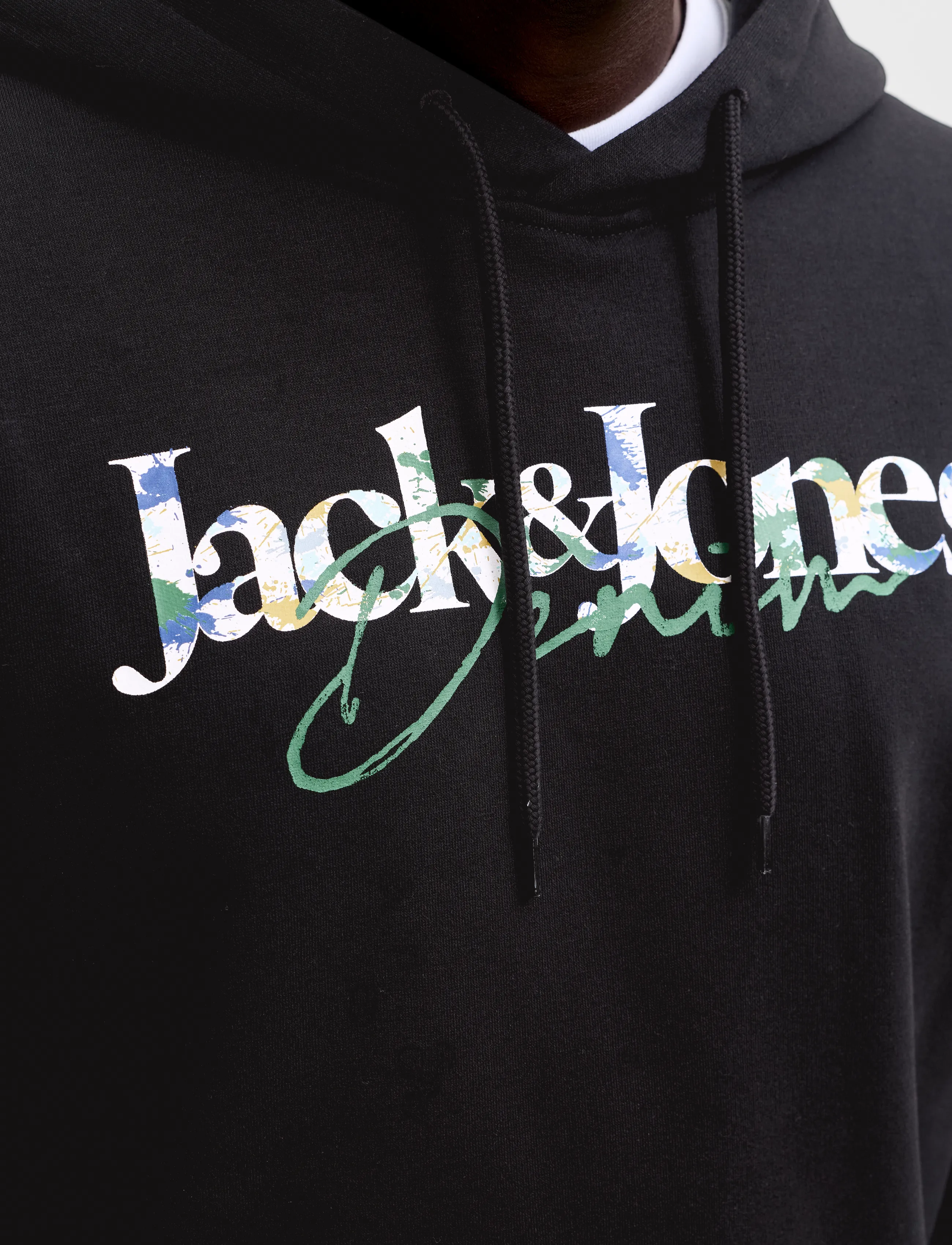 Jack & Jones - JJTOM SWEAT HOOD - kapuutsiga dressipluusid - black - 5