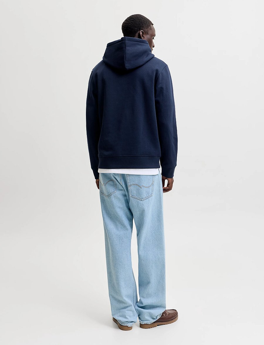 Jack & Jones - JJTOM SWEAT HOOD - hoodies - navy blazer - 3