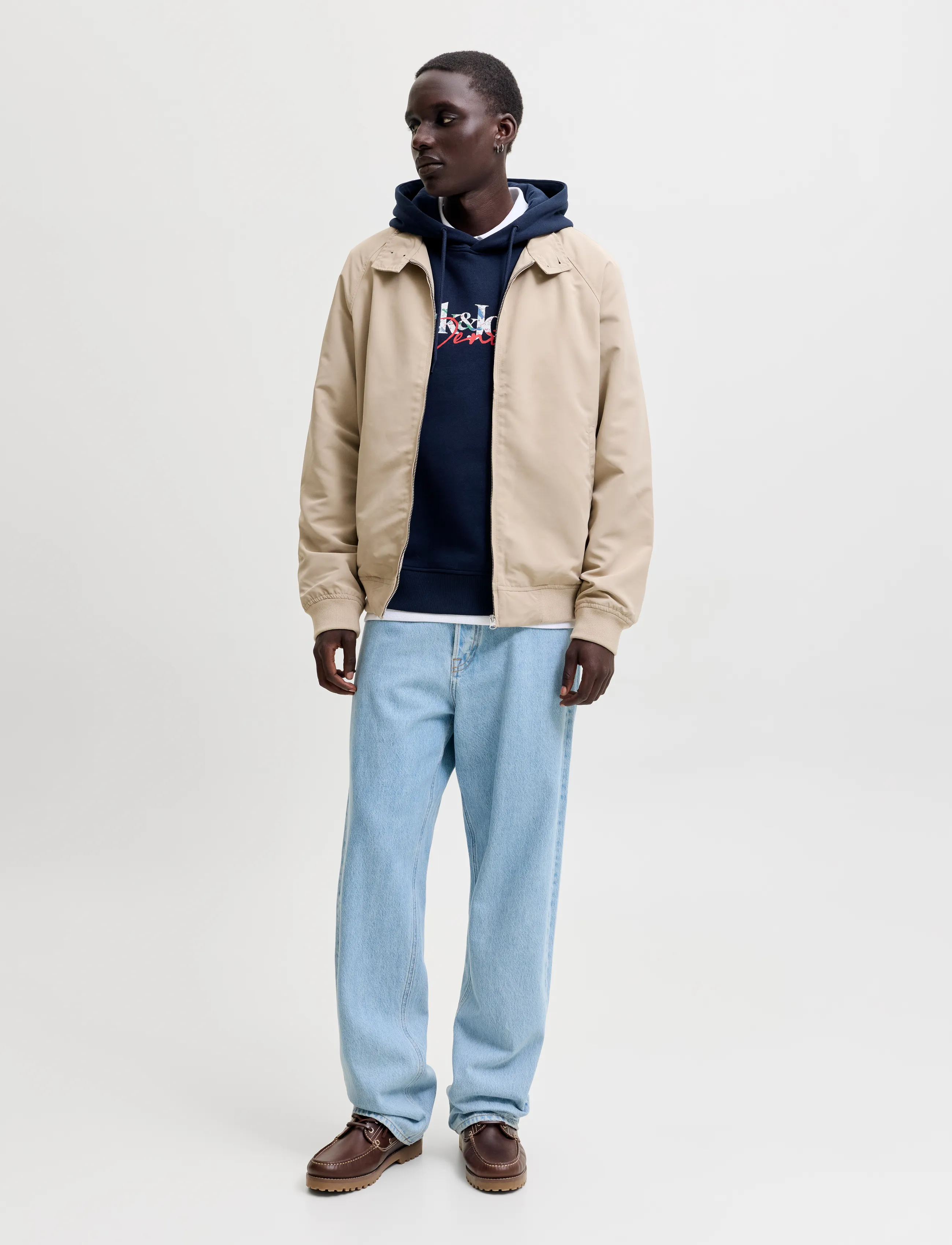 Jack & Jones - JJTOM SWEAT HOOD - hoodies - navy blazer - 4