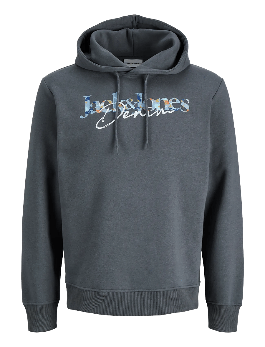 Jack & Jones - JJTOM SWEAT HOOD - turbulence - 0