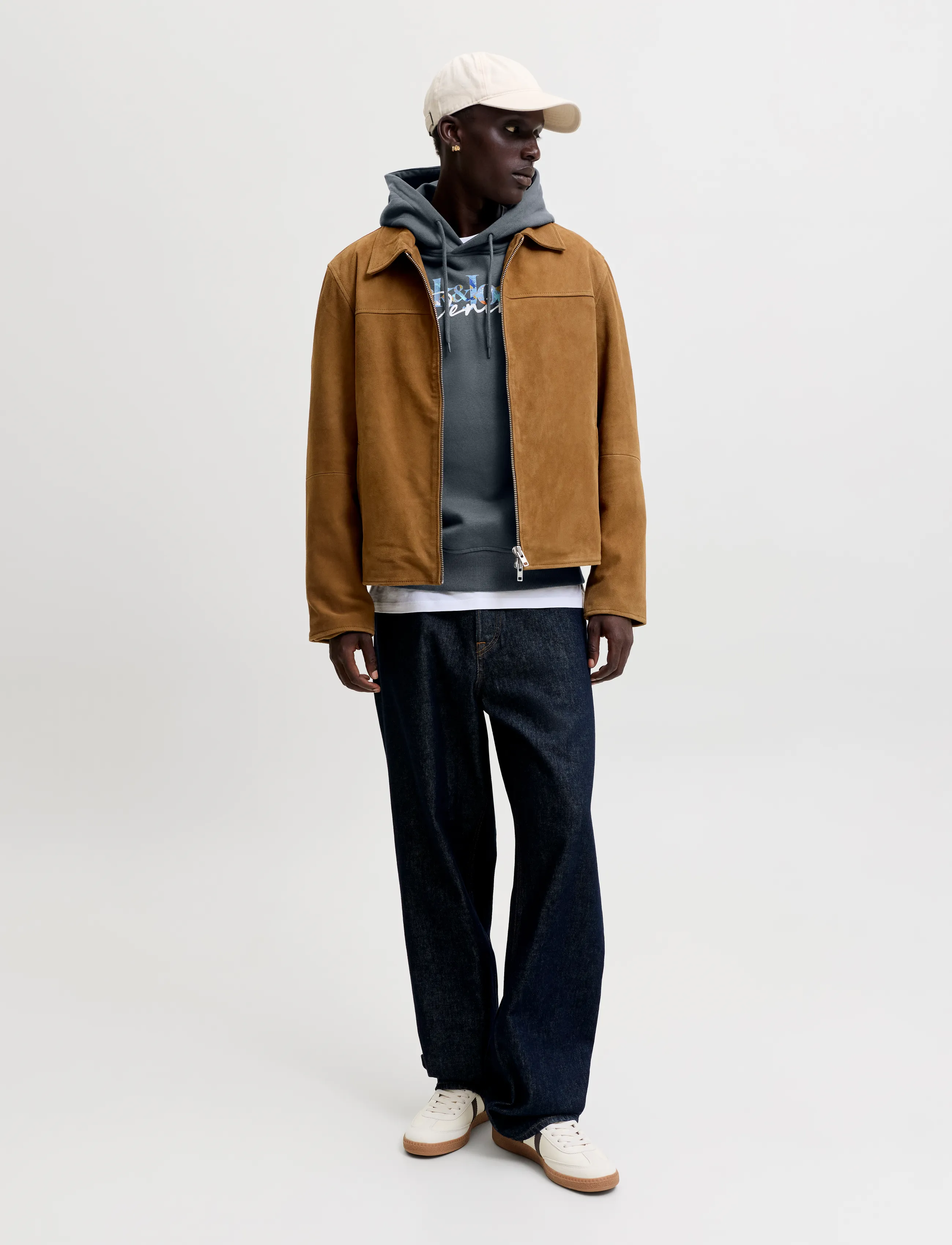 Jack & Jones - JJTOM SWEAT HOOD - kapuzenpullover - turbulence - 4