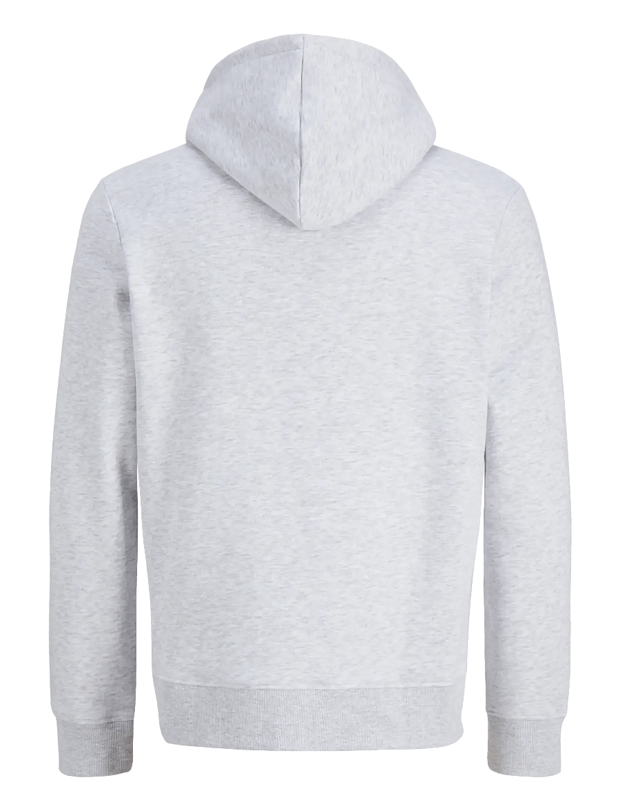 Jack & Jones - JJTOM SWEAT HOOD - white melange - 1