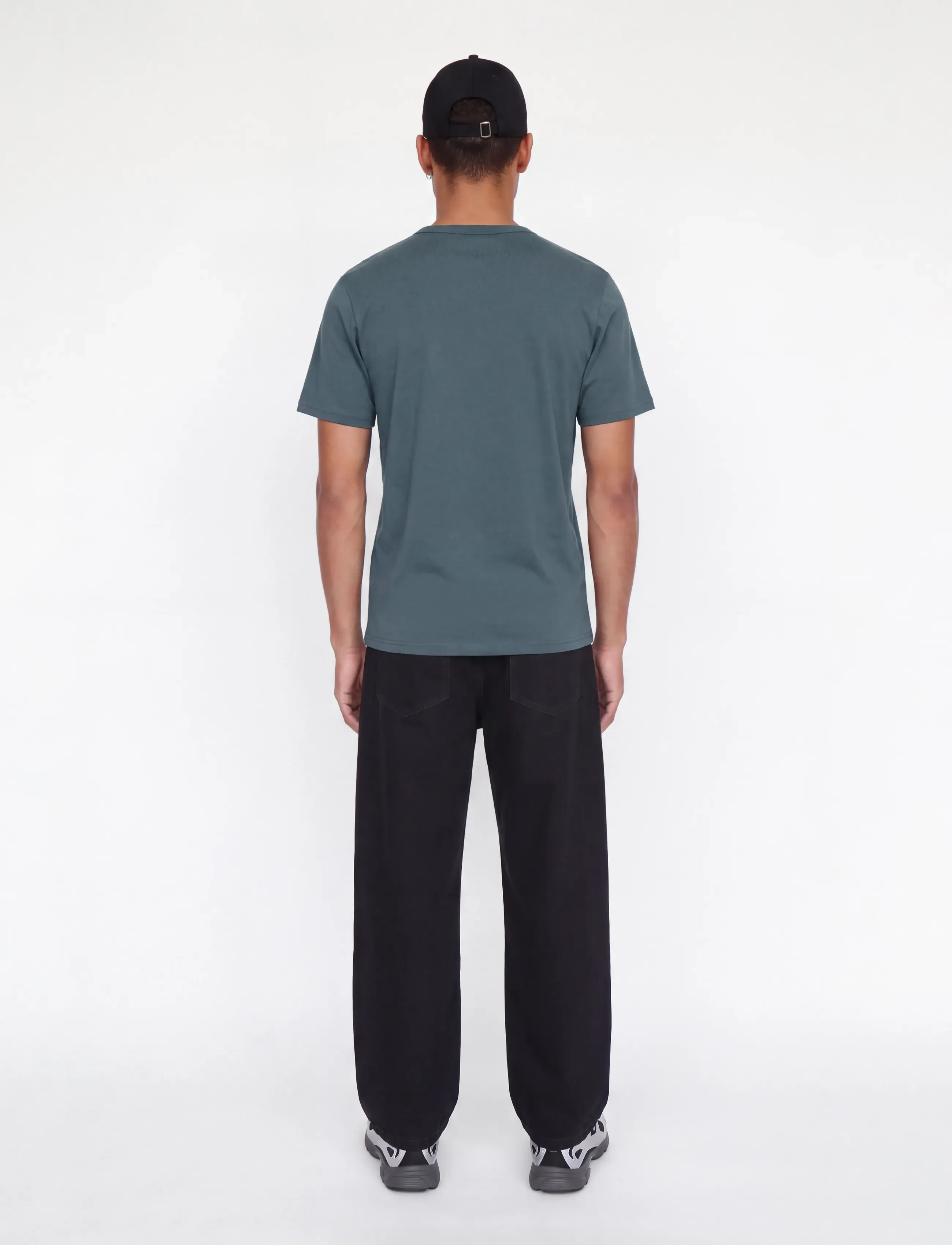 Jack & Jones - JJCLEVELAND TEE SS CREW NECK SN - kurzärmelige t-shirts - turbulence - 3