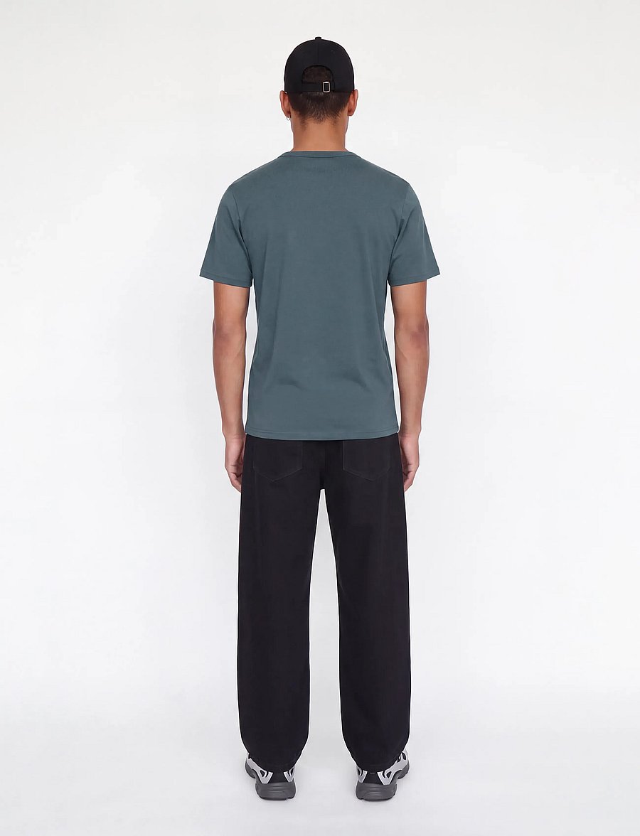 Jack & Jones - JJCLEVELAND TEE SS CREW NECK SN - kurzärmelige t-shirts - turbulence - 3