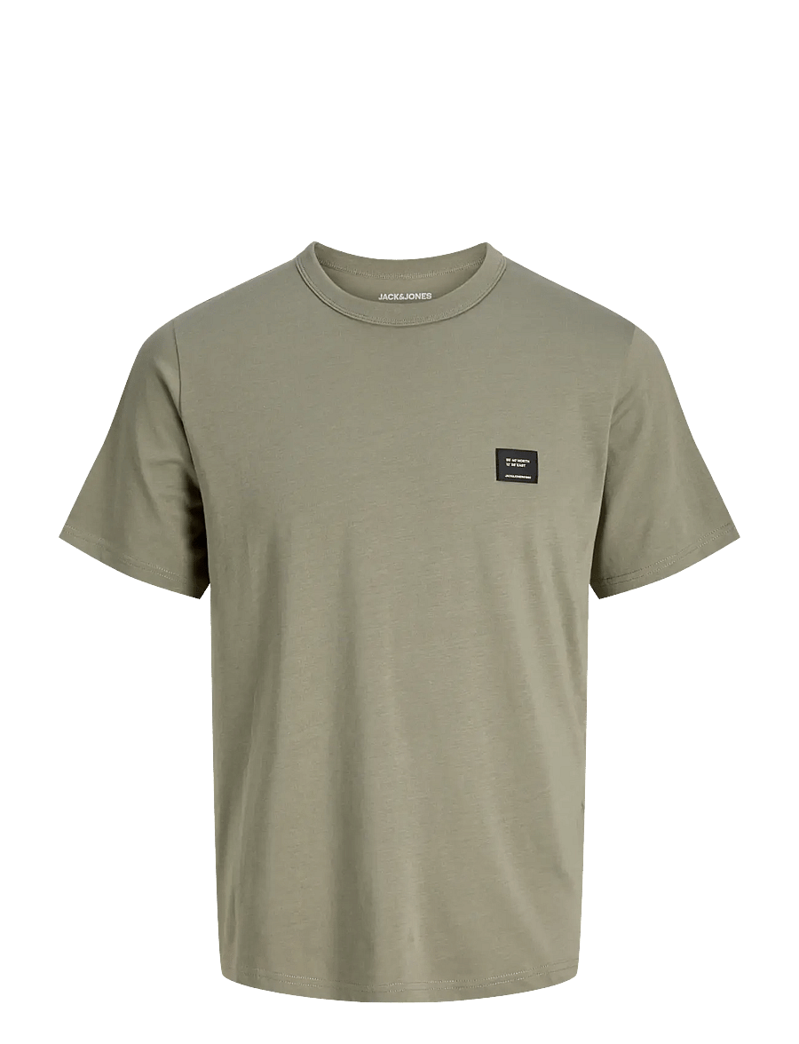 Jack & Jones - JJCLEVELAND TEE SS CREW NECK SN - lühikeste varrukatega t-särgid - vetiver - 0