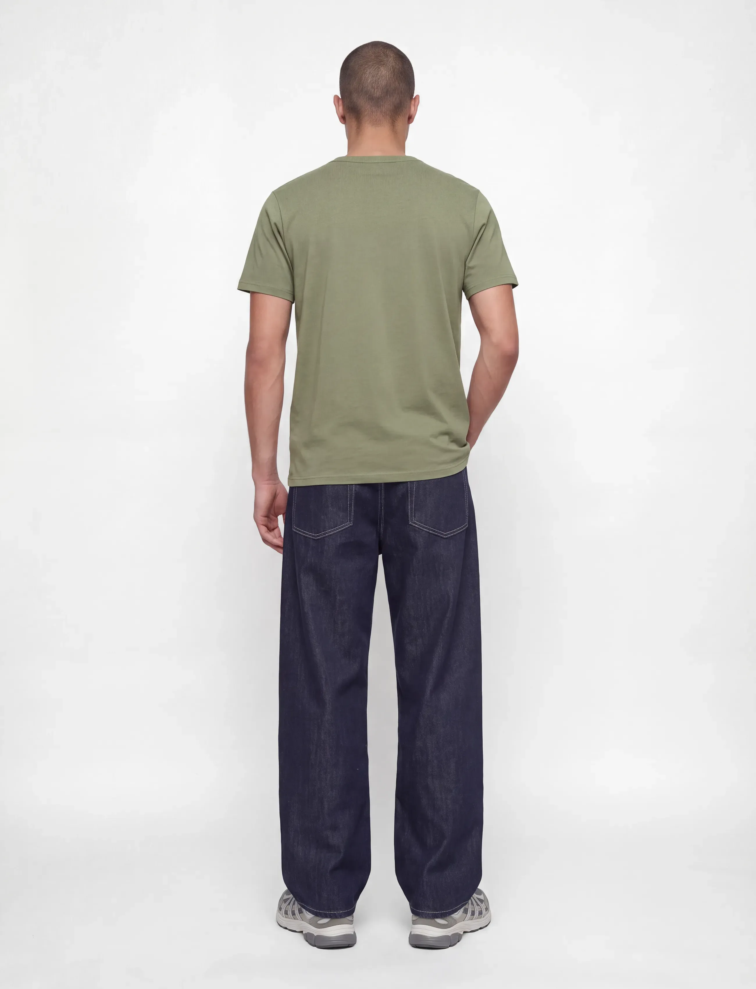 Jack & Jones - JJCLEVELAND TEE SS CREW NECK SN - kortärmade t-shirts - vetiver - 3