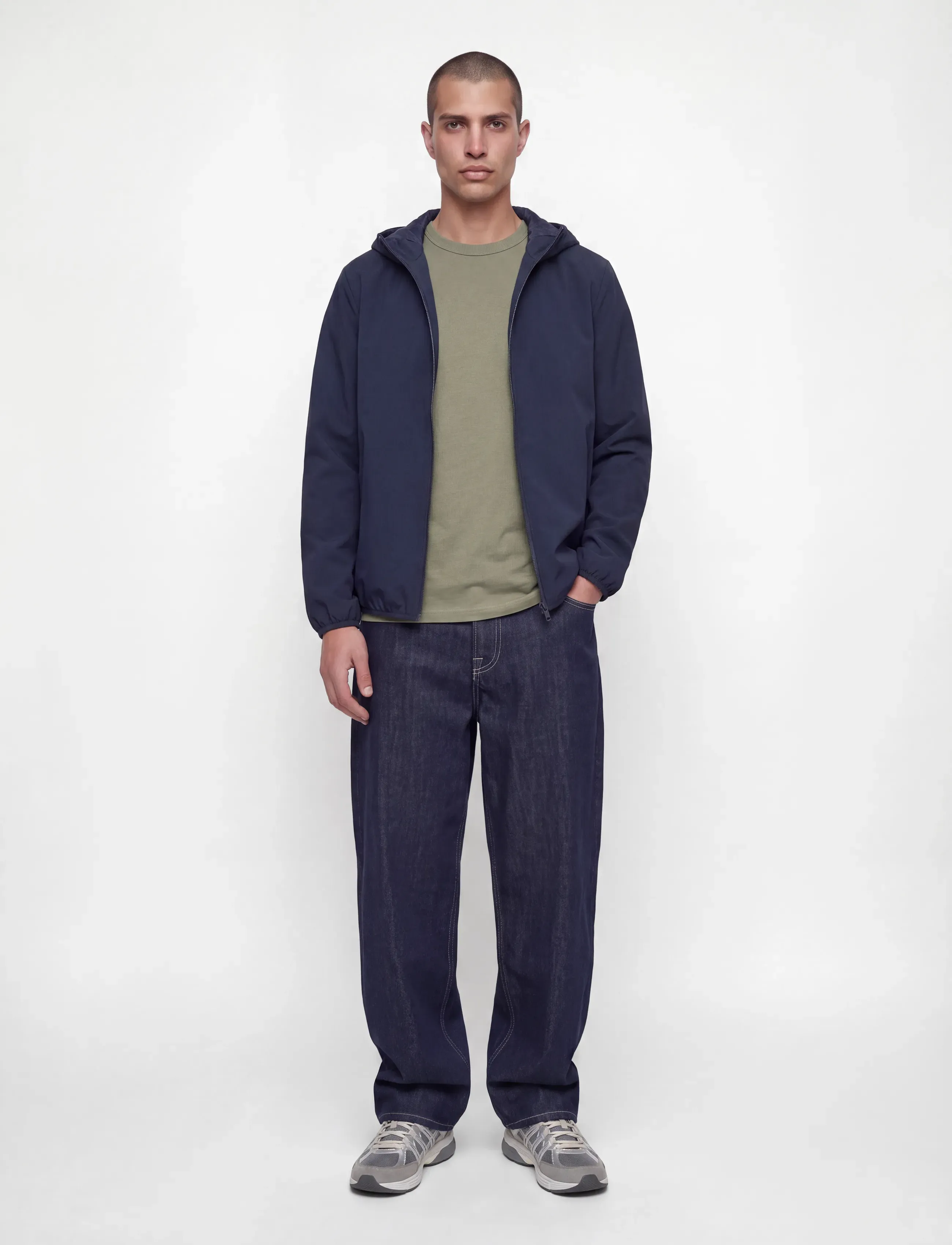Jack & Jones - JJCLEVELAND TEE SS CREW NECK SN - kortärmade t-shirts - vetiver - 4