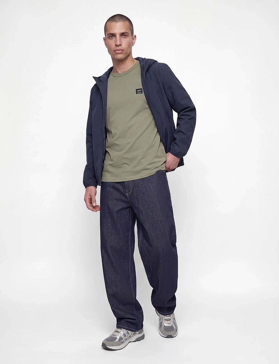 Jack & Jones - JJCLEVELAND TEE SS CREW NECK SN - kortärmade t-shirts - vetiver - 5