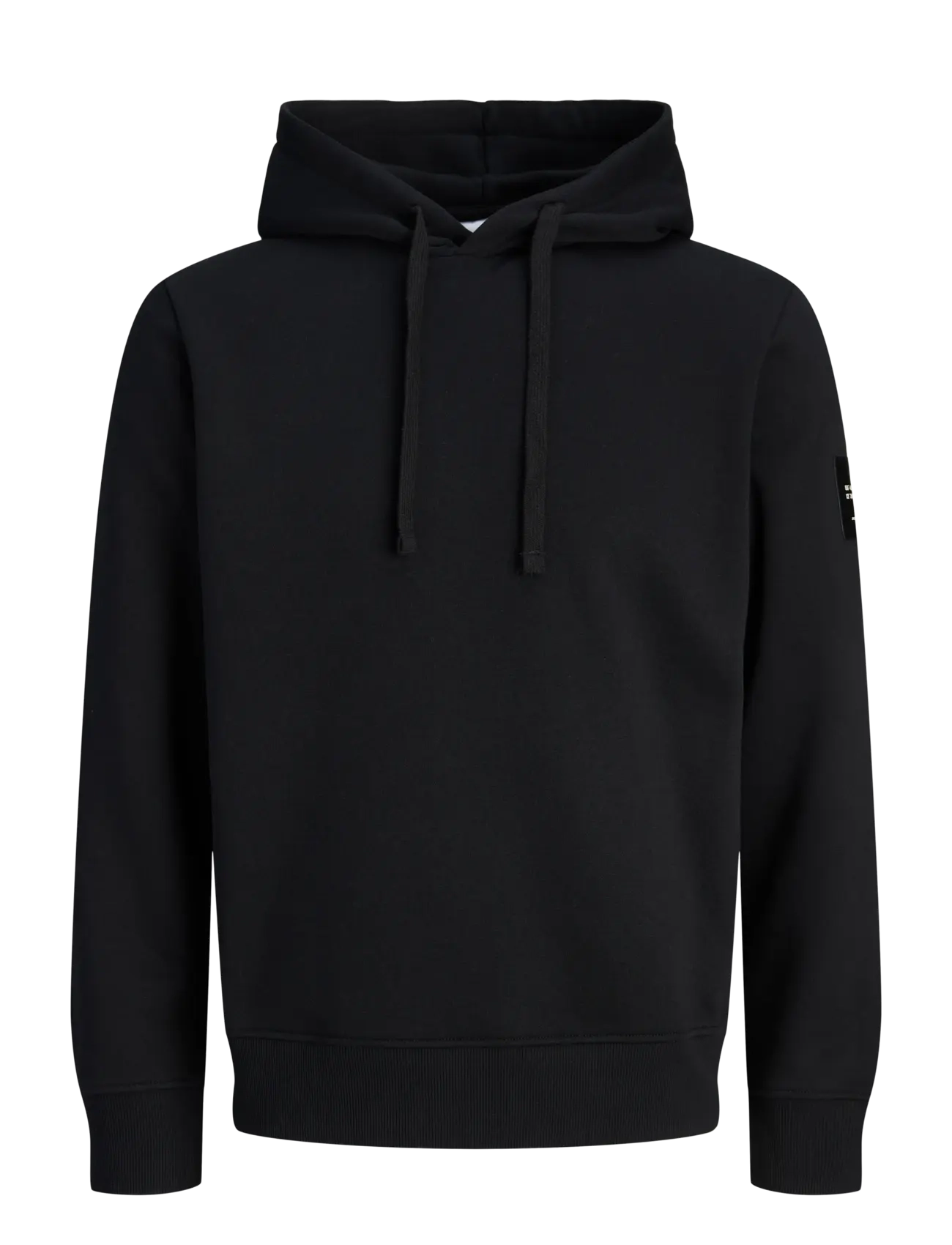 Jack & Jones JJCLEVELAND SWEAT HOOD SN - Clothing - BLACK / black