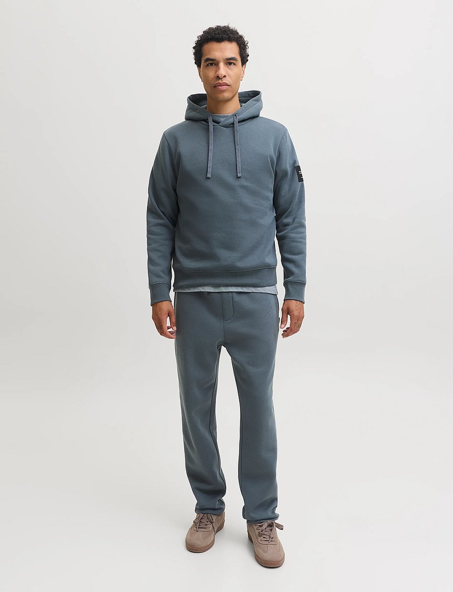 Jack & Jones - JJCLEVELAND SWEAT HOOD SN - hoodies - turbulence - 4