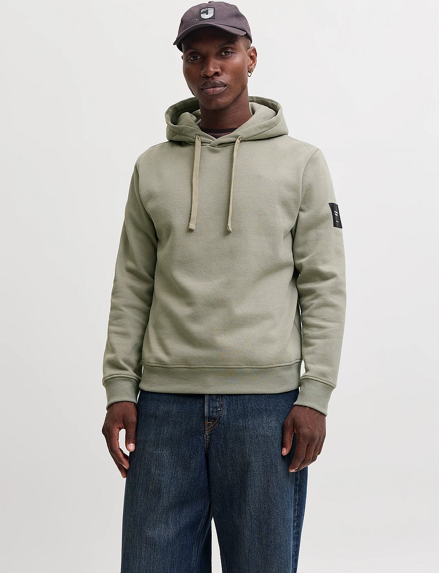 Jack & Jones - JJCLEVELAND SWEAT HOOD SN - hoodies - vetiver - 0