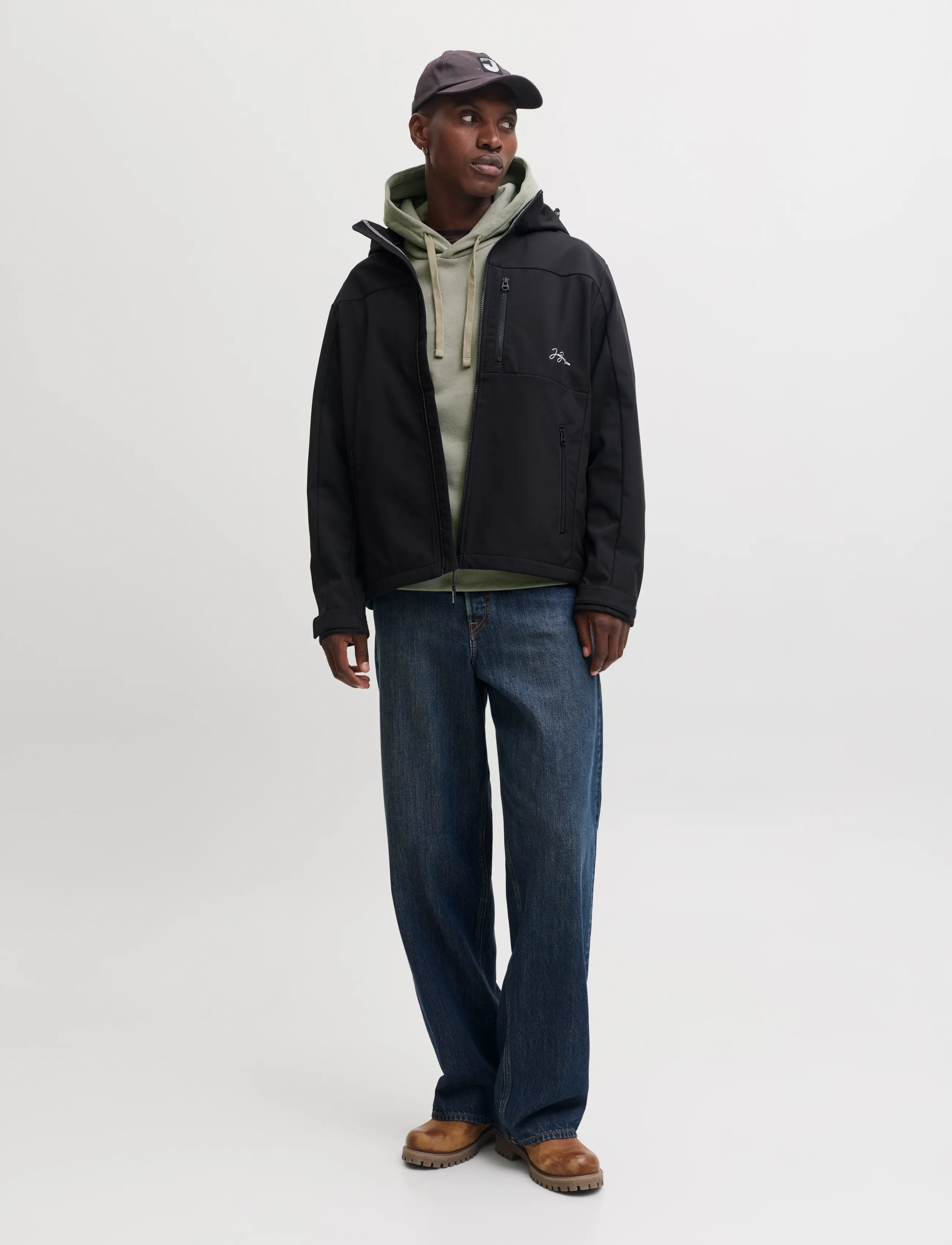 Jack & Jones - JJCLEVELAND SWEAT HOOD SN - hoodies - vetiver - 4