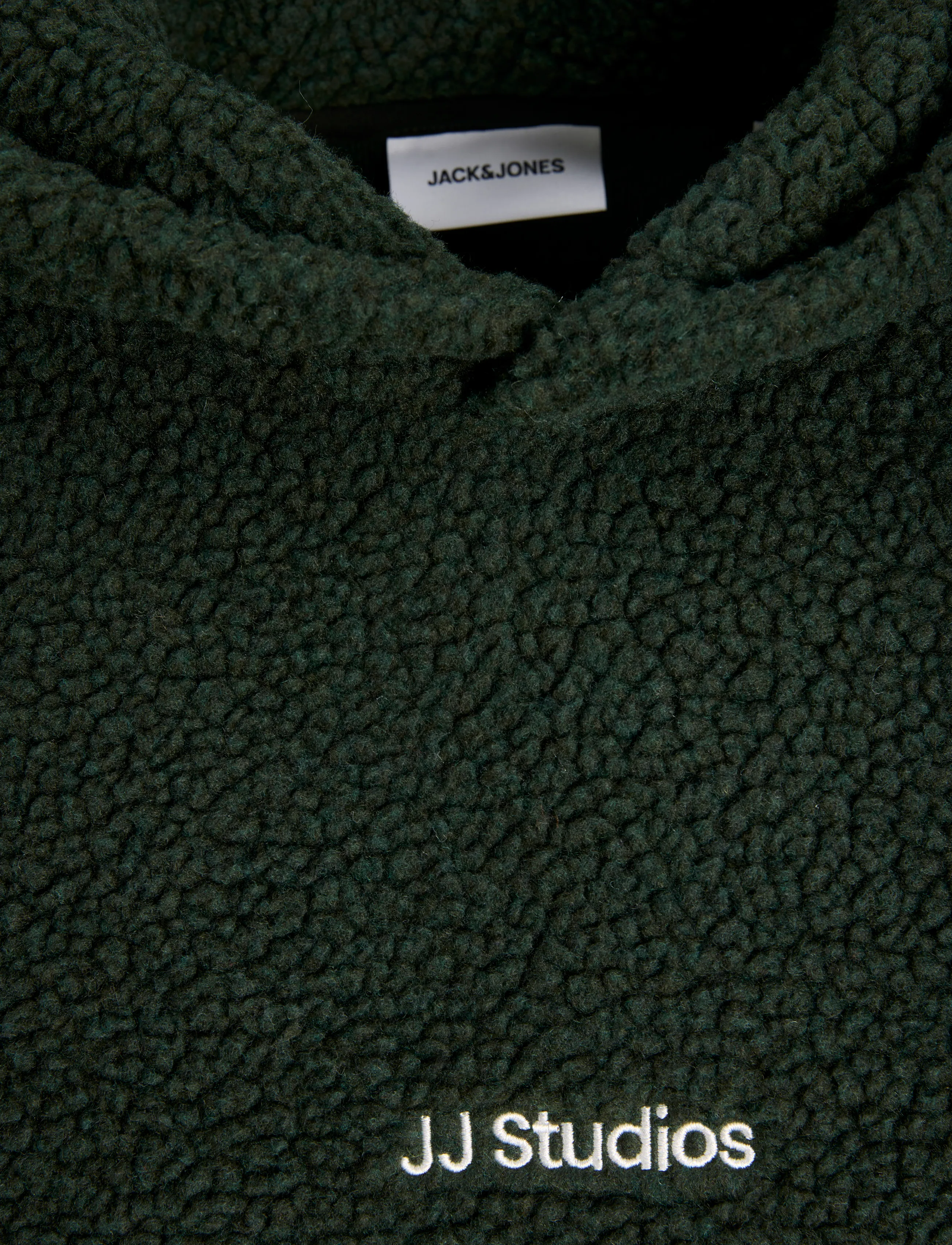 Jack & Jones - JJSOHO TEDDY SWEAT HOOD - teddy sweaters - darkest spruce - 2