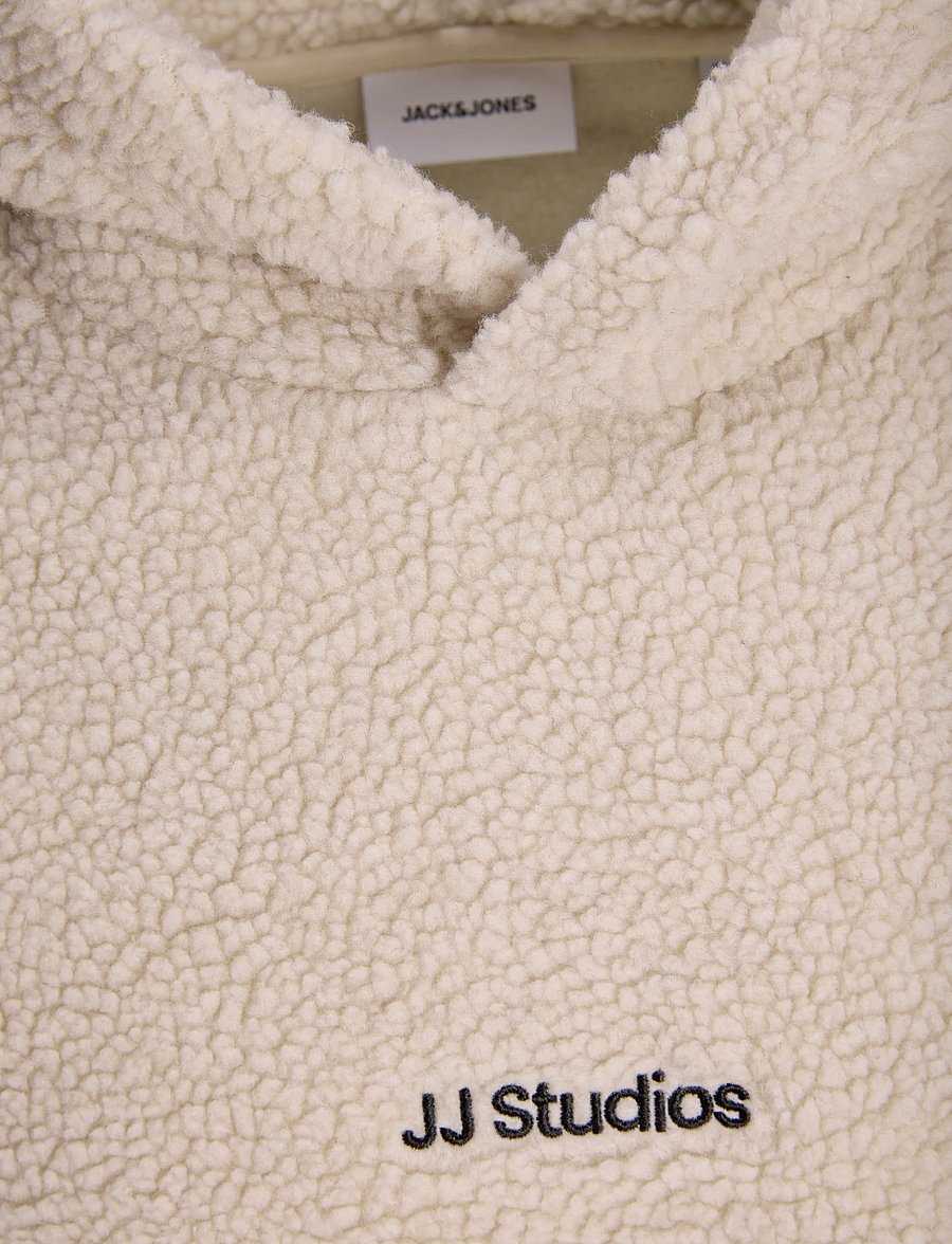 Jack & Jones - JJSOHO TEDDY SWEAT HOOD - moonbeam - 3