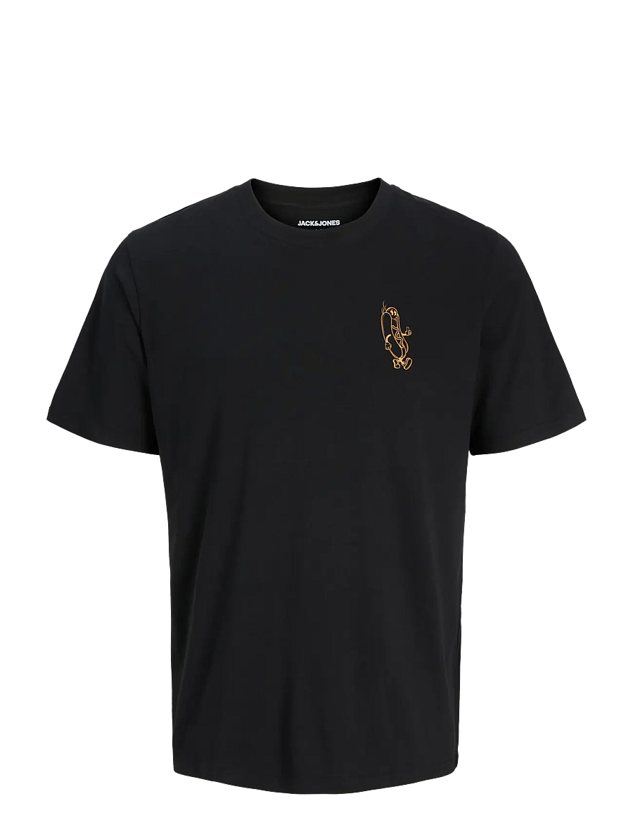 Jack & Jones - JJBREWY TEE SS CREW NECK - black - 1