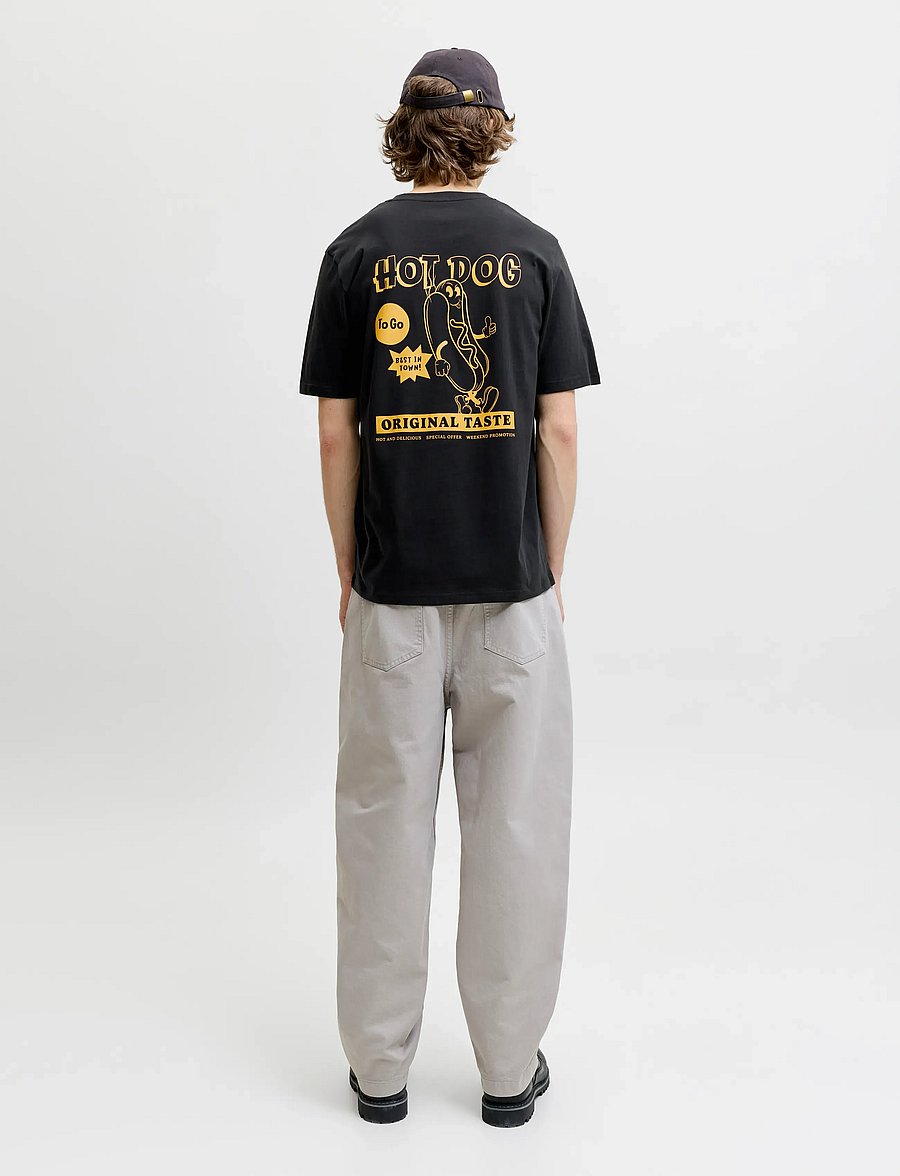 Jack & Jones - JJBREWY TEE SS CREW NECK - black - 3