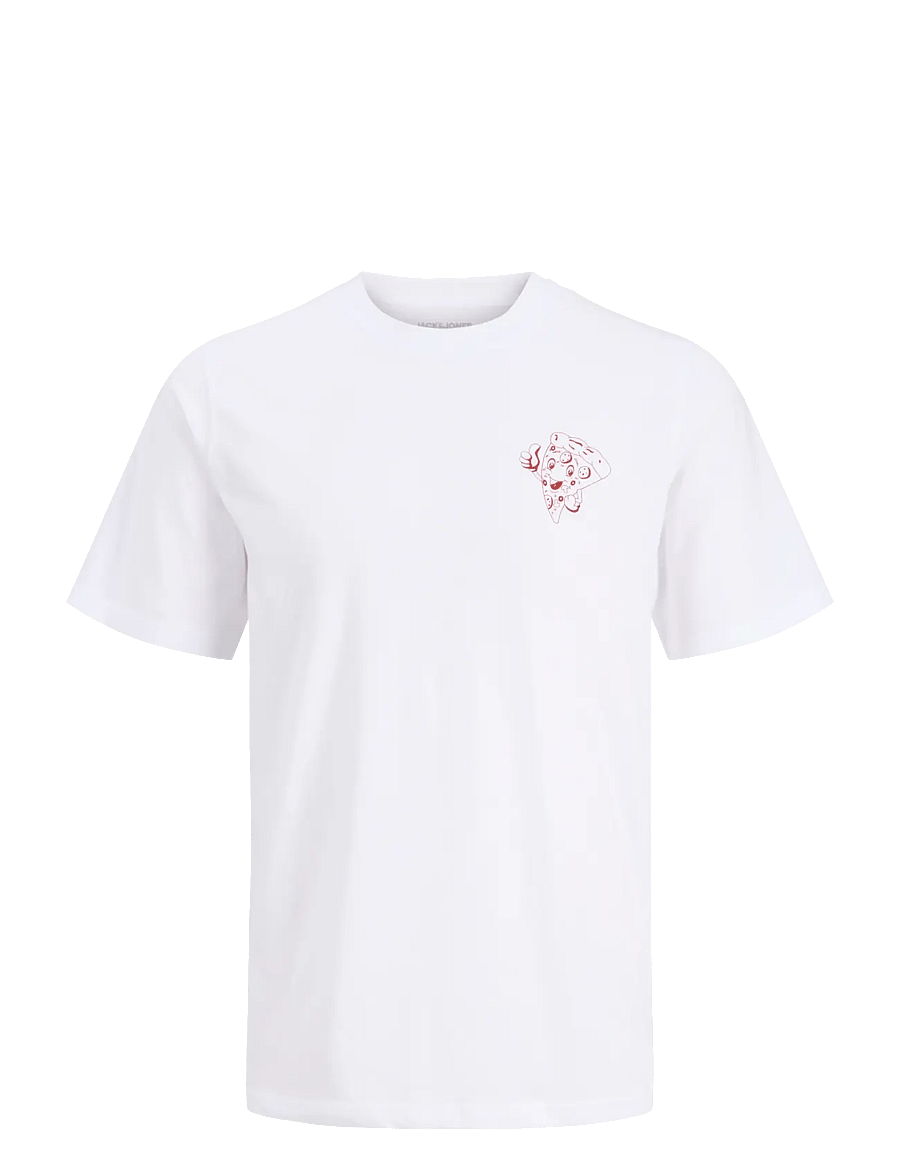 Jack & Jones - JJBREWY TEE SS CREW NECK - kurzärmelige t-shirts - bright white - 1