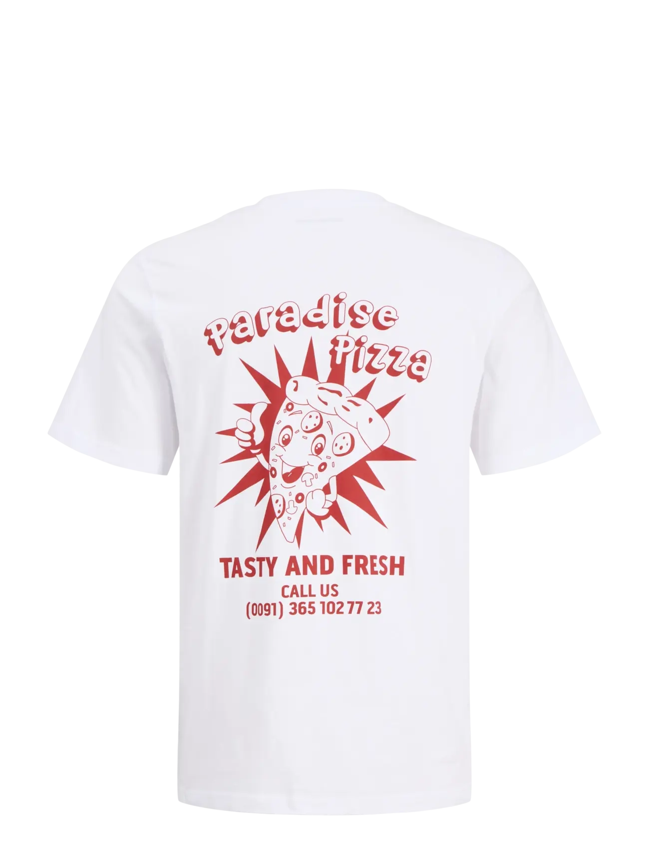 Jack & Jones - JJBREWY TEE SS CREW NECK - short-sleeved t-shirts - bright white - 2