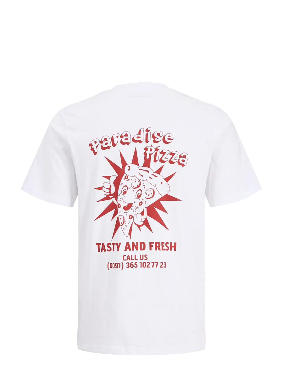 Jack & Jones - JJBREWY TEE SS CREW NECK - kurzärmelige t-shirts - bright white - 2