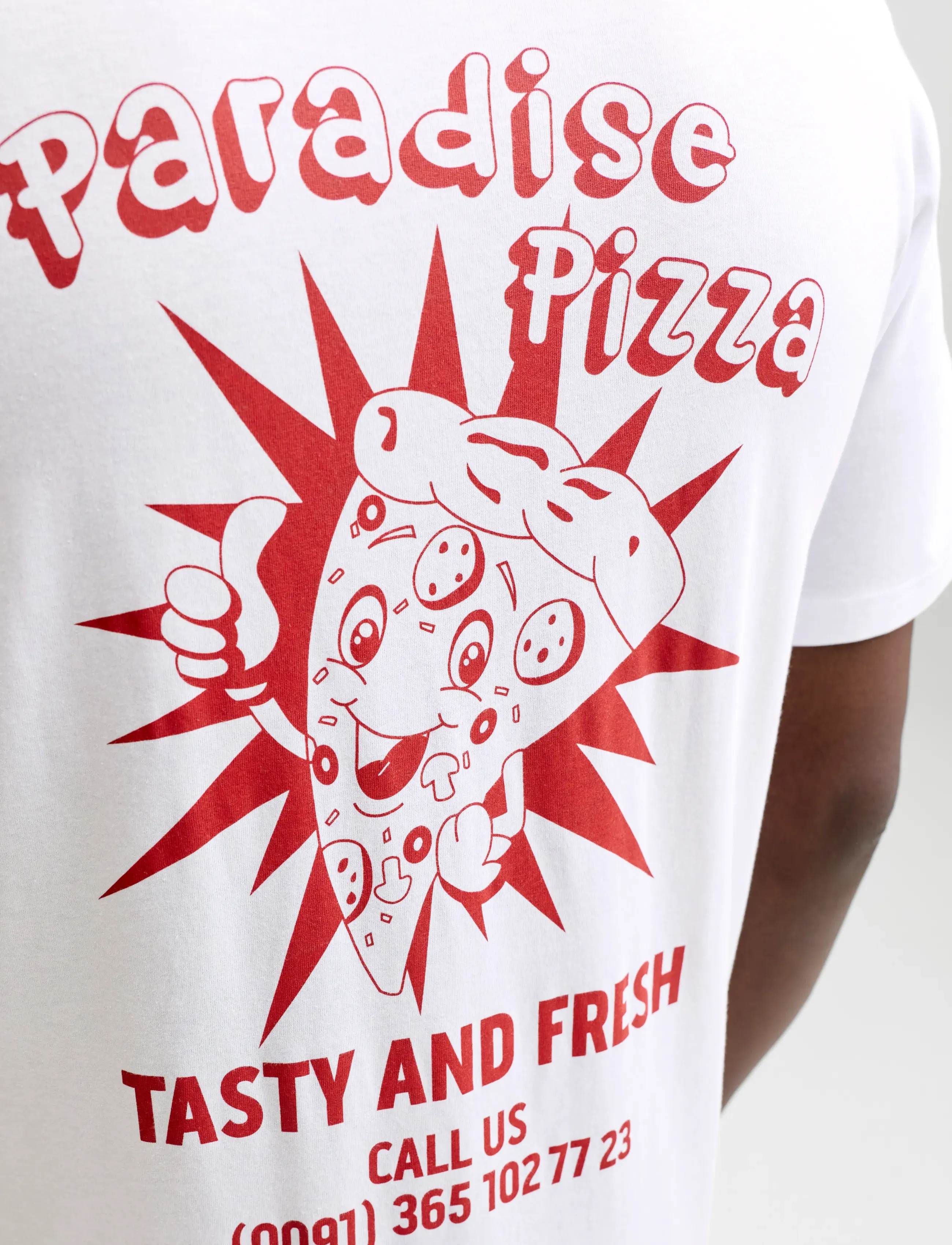 Jack & Jones - JJBREWY TEE SS CREW NECK - short-sleeved t-shirts - bright white - 5