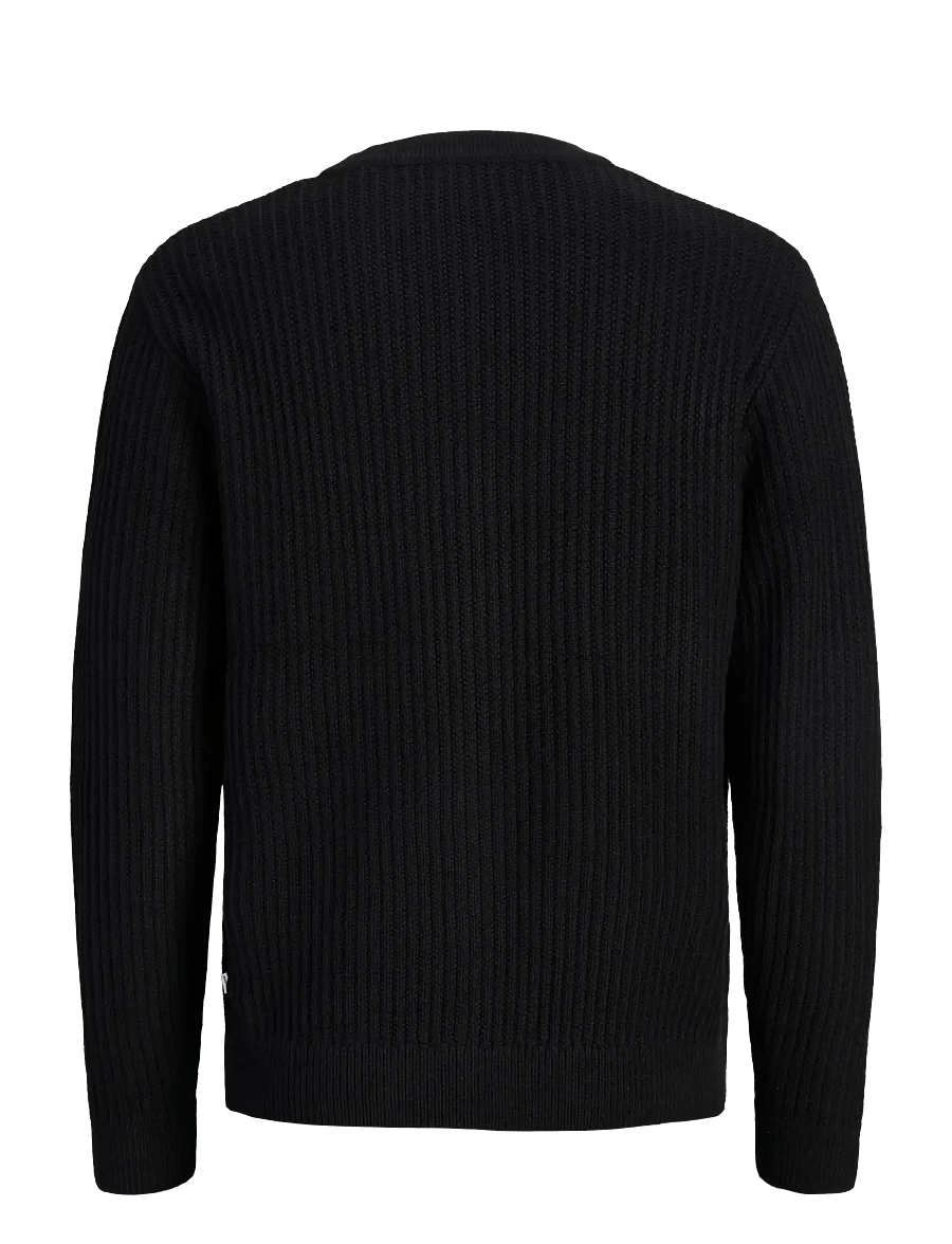 Jack & Jones - JJSAGE KNIT V-NECK CARDIGAN - strickjacken - black - 1