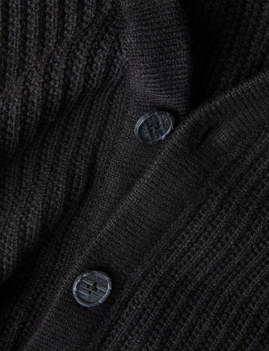 Jack & Jones - JJSAGE KNIT V-NECK CARDIGAN - strickjacken - black - 3