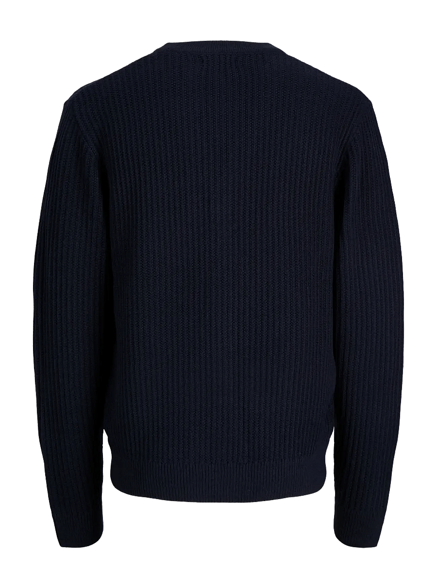 Jack & Jones - JJSAGE KNIT V-NECK CARDIGAN - navy blazer - 1