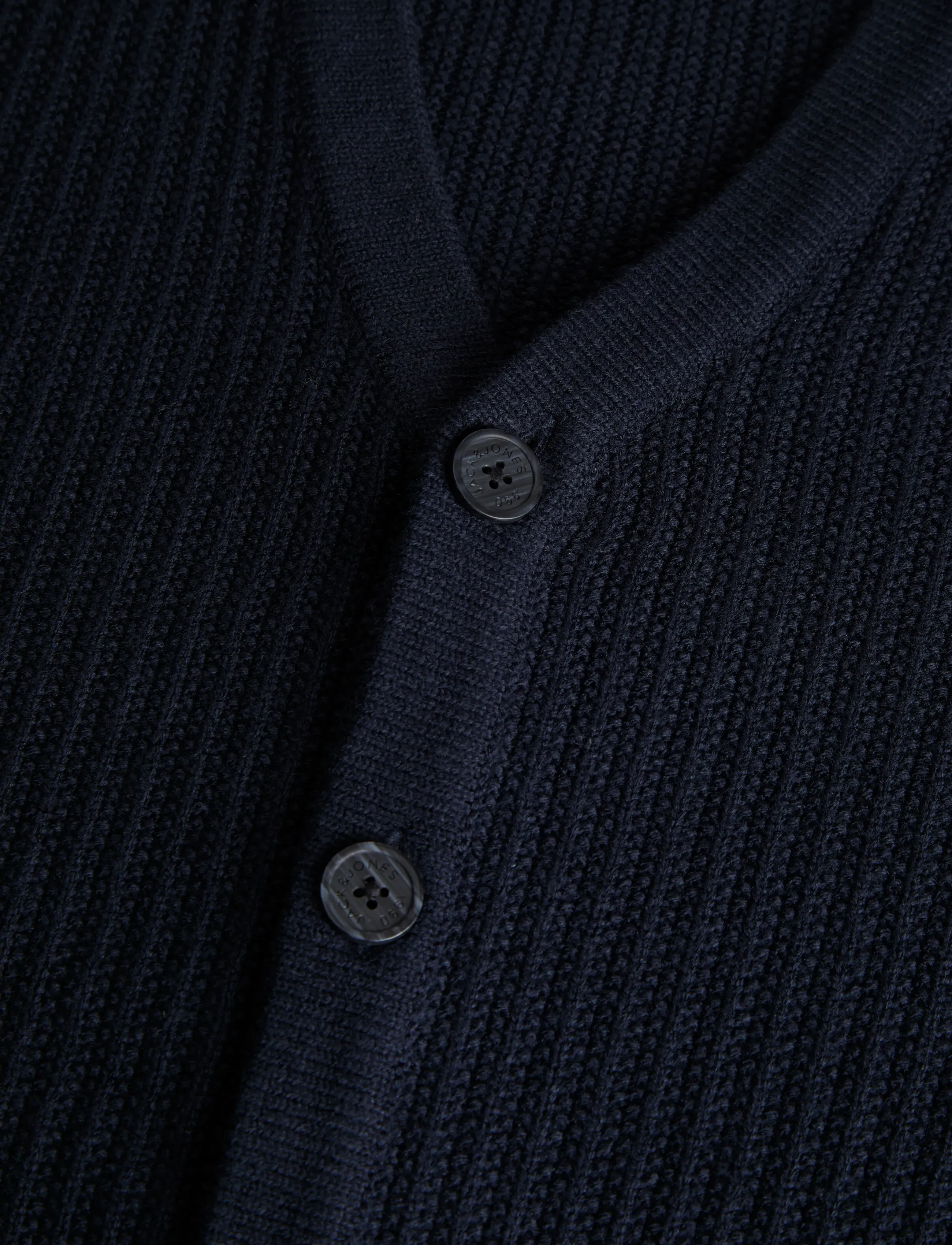 Jack & Jones - JJSAGE KNIT V-NECK CARDIGAN - navy blazer - 3