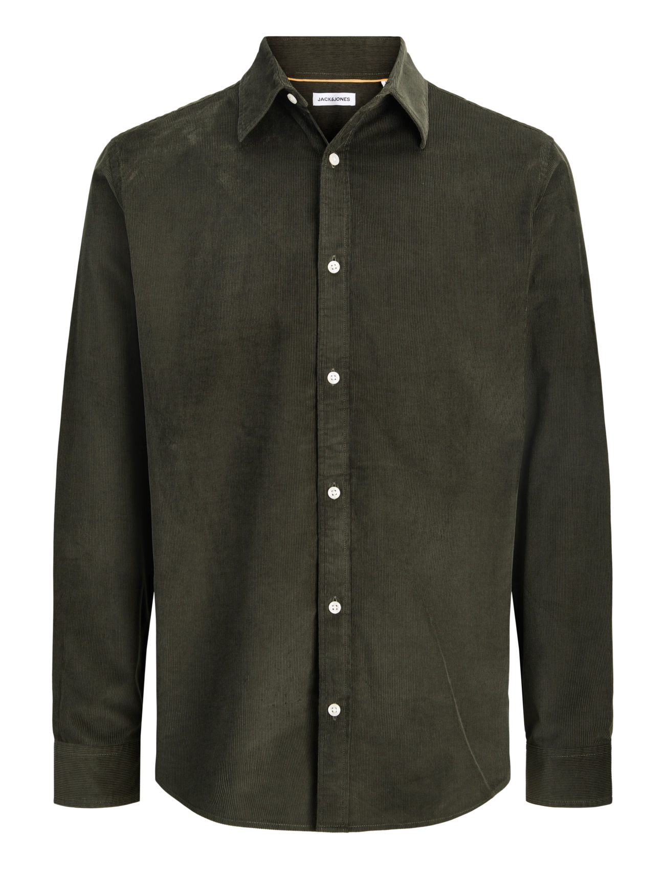 Jack & Jones JJEFIELD CORD SHIRT LS SN - Casual skjortor - ROSIN / khaki/green