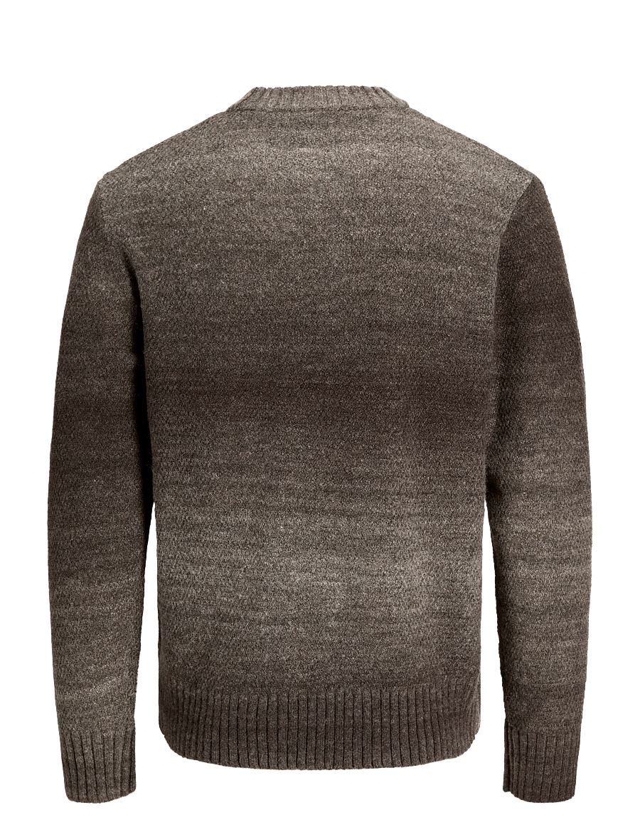 Jack & Jones - JJMAZON KNIT CREW NECK - cocoa - 1