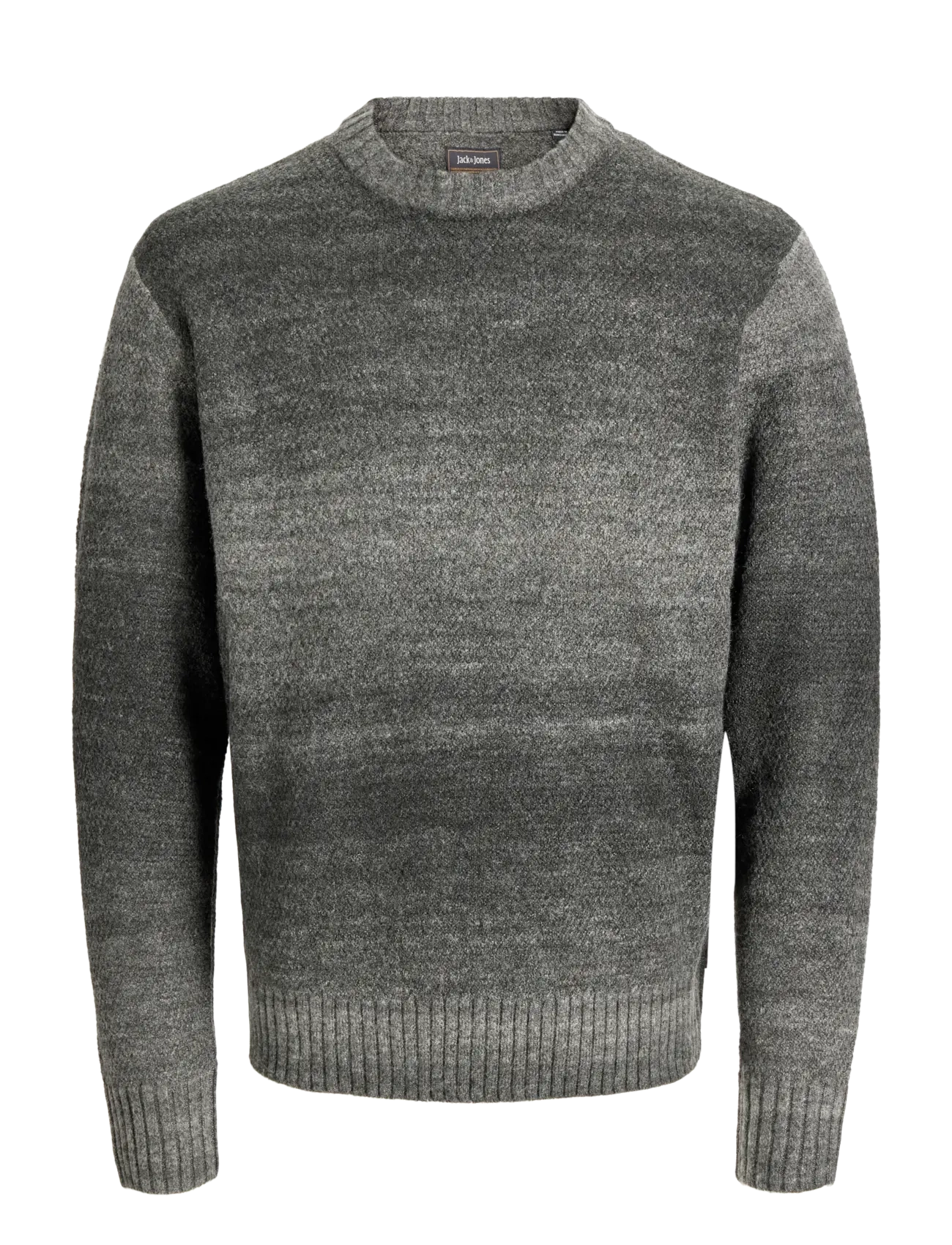 Jack & Jones JJMAZON KNIT CREW NECK - Knitwear - ROSIN / grey
