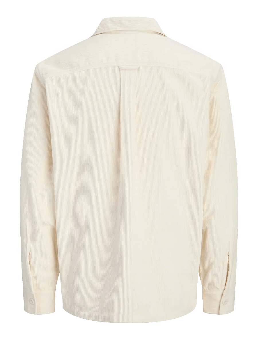 Jack & Jones - JJEREGENT CORD OVERSHIRT LS SN - antique white - 1