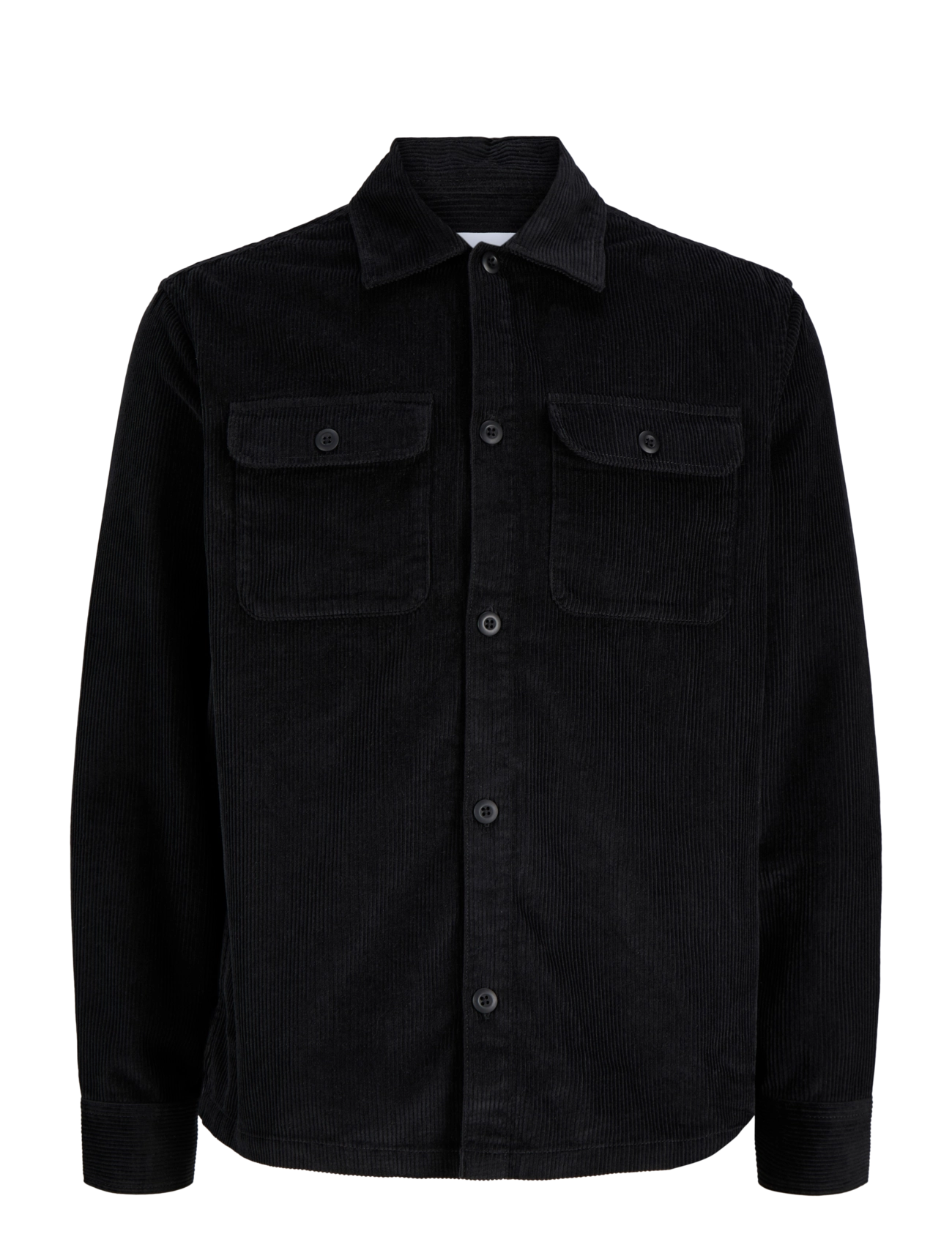 Jack & Jones - JJEREGENT CORD OVERSHIRT LS SN - black - 1