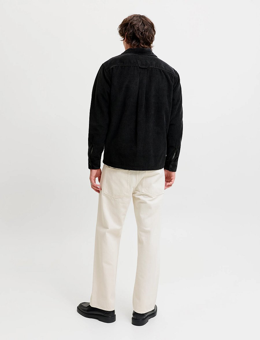 Jack & Jones - JJEREGENT CORD OVERSHIRT LS SN - black - 2