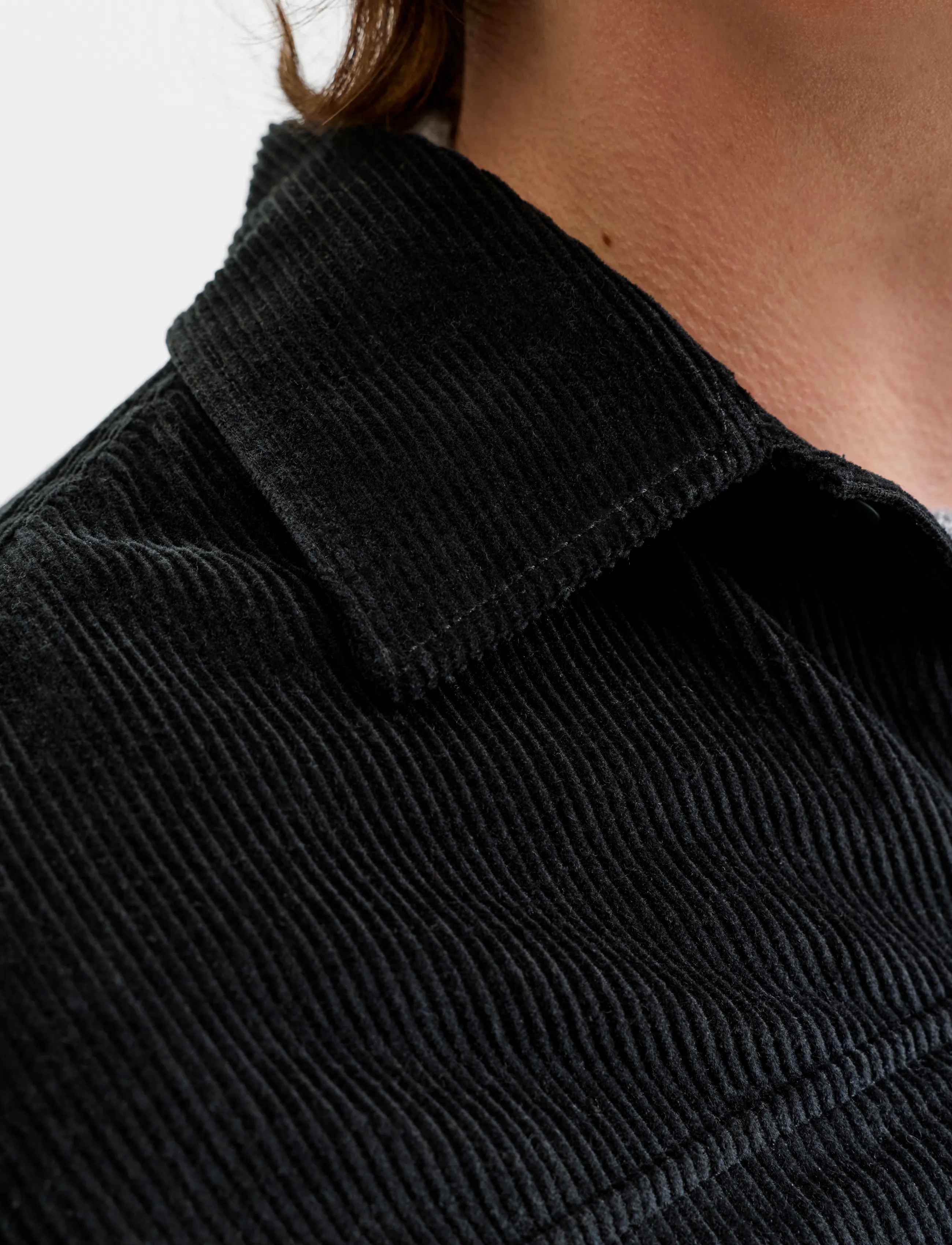 Jack & Jones - JJEREGENT CORD OVERSHIRT LS SN - black - 5