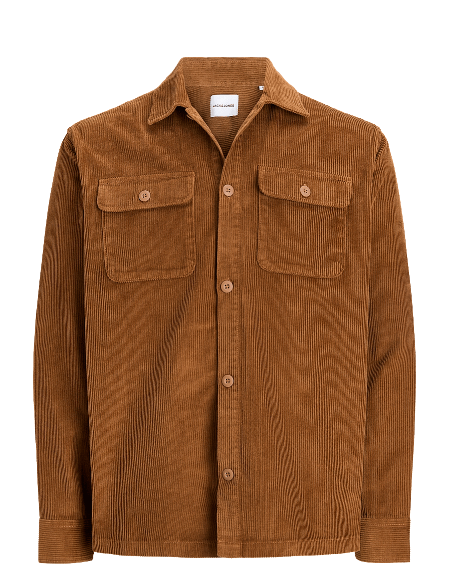 Jack & Jones - JJEREGENT CORD OVERSHIRT LS SN - manchesterskjortor - monks robe - 1