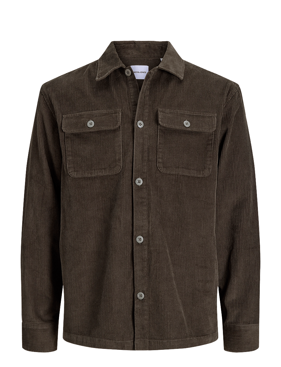 Jack & Jones - JJEREGENT CORD OVERSHIRT LS SN - rosin - 0