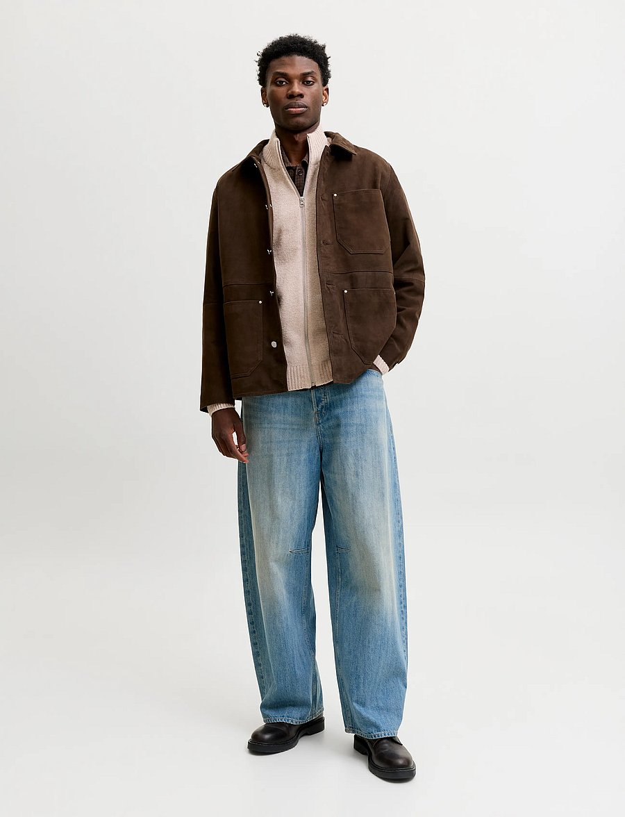Jack & Jones - JJSOHO OLLIE KNIT HIGH NECK ZIP CAR SN - fullzip strik - atmosphere - 4