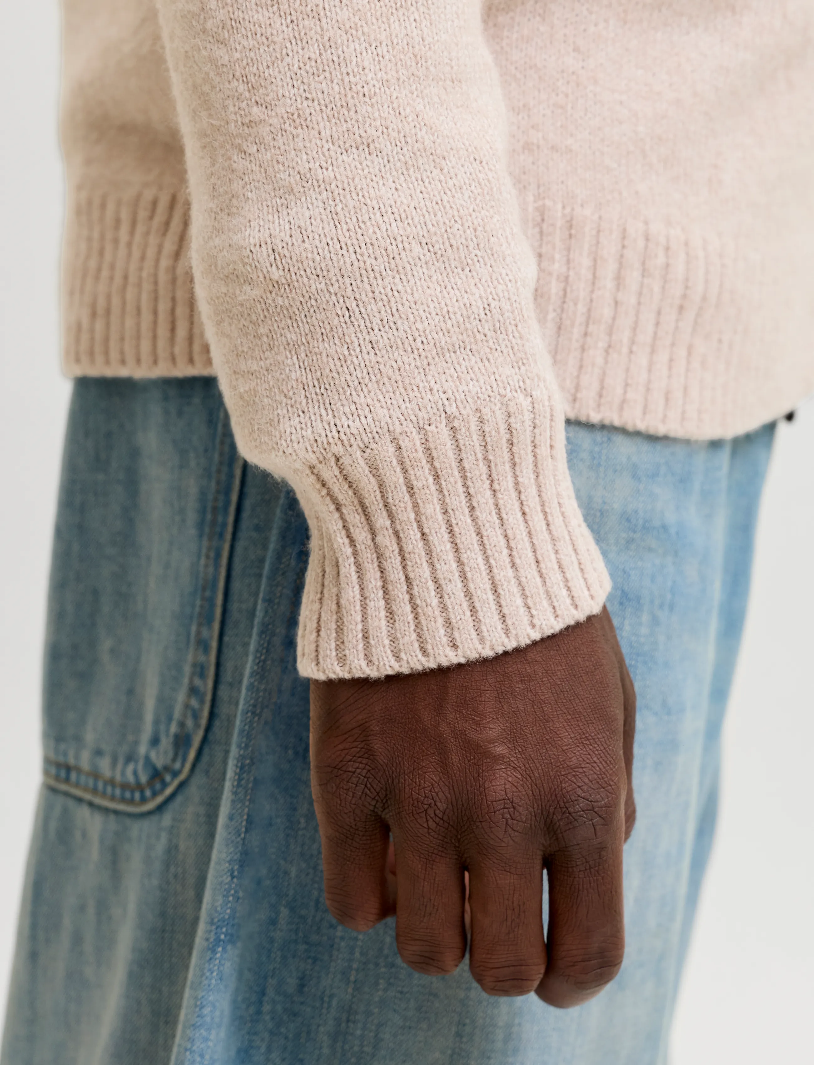 Jack & Jones - JJSOHO OLLIE KNIT HIGH NECK ZIP CAR SN - fullzip strik - atmosphere - 5