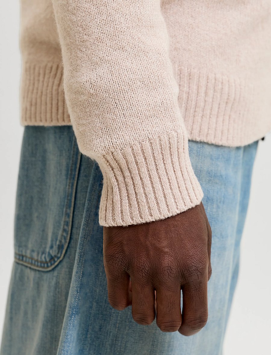 Jack & Jones - JJSOHO OLLIE KNIT HIGH NECK ZIP CAR SN - fullzip strik - atmosphere - 5