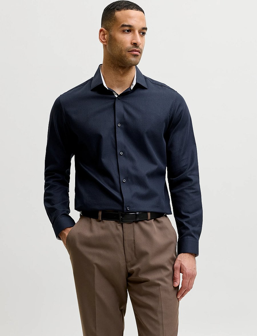 Jack & Jones - JPRBLAPARKER DETAIL L/S SHIRT SN - night sky - 0