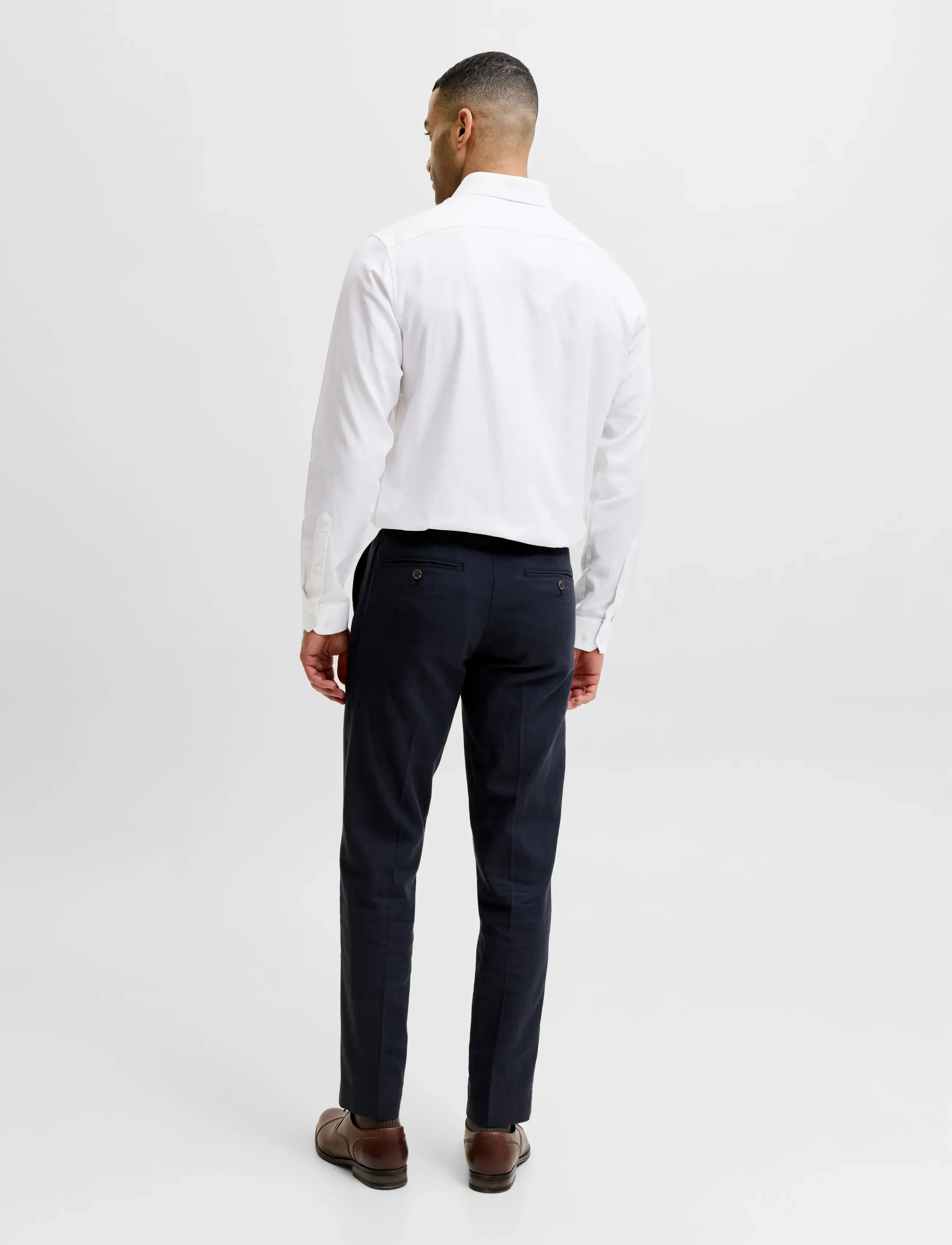Jack & Jones - JPRBLAPARKER DETAIL L/S SHIRT SN - pattern shirts - white - 2