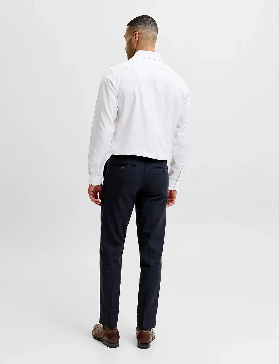 Jack & Jones - JPRBLAPARKER DETAIL L/S SHIRT SN - gemusterte hemden - white - 2