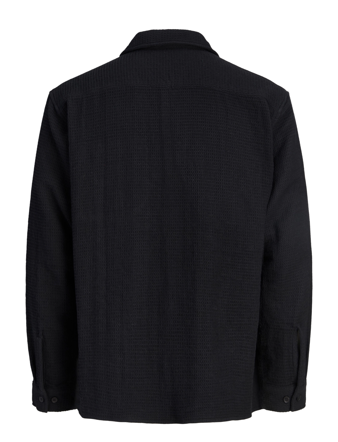 Jack & Jones - JJAUSTIN WAFFLE SHIRT LS - black - 2
