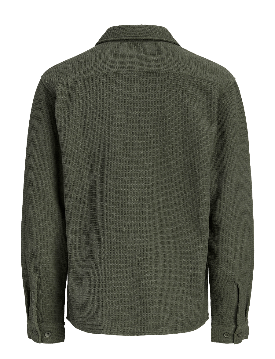 Jack & Jones - JJAUSTIN WAFFLE SHIRT LS - rosin - 2