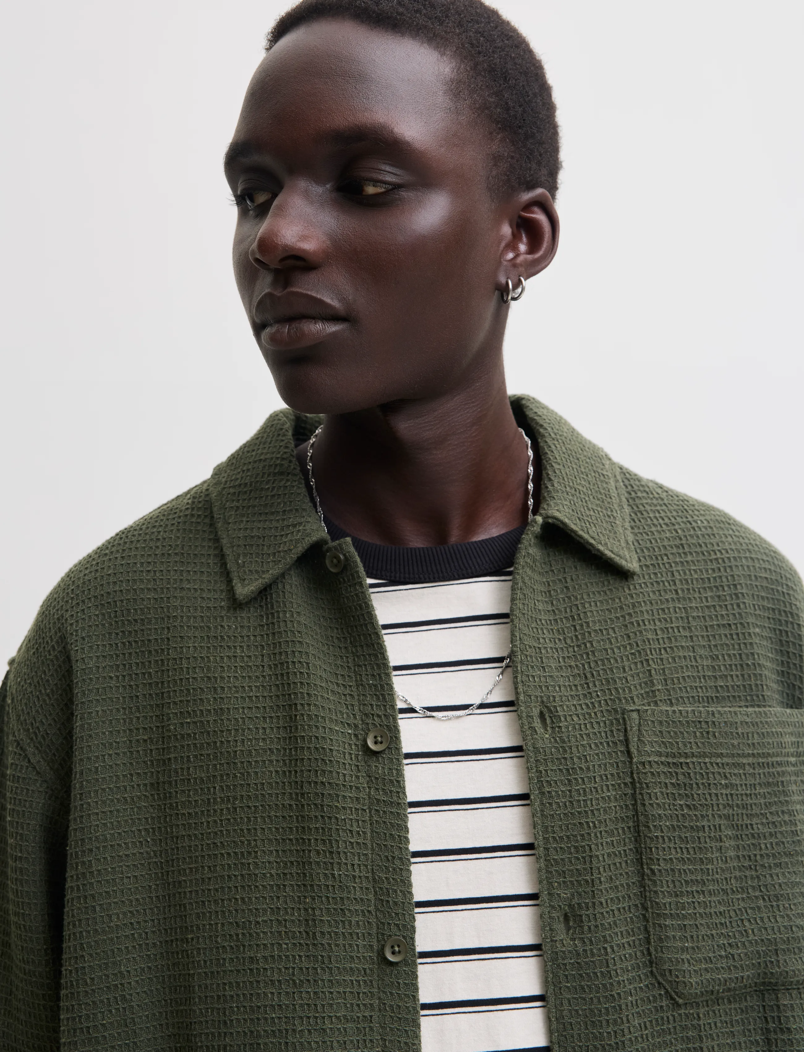 JACK & JONES Jjaustin Waffle Shirt Ls casual skjortor herr – bild 5