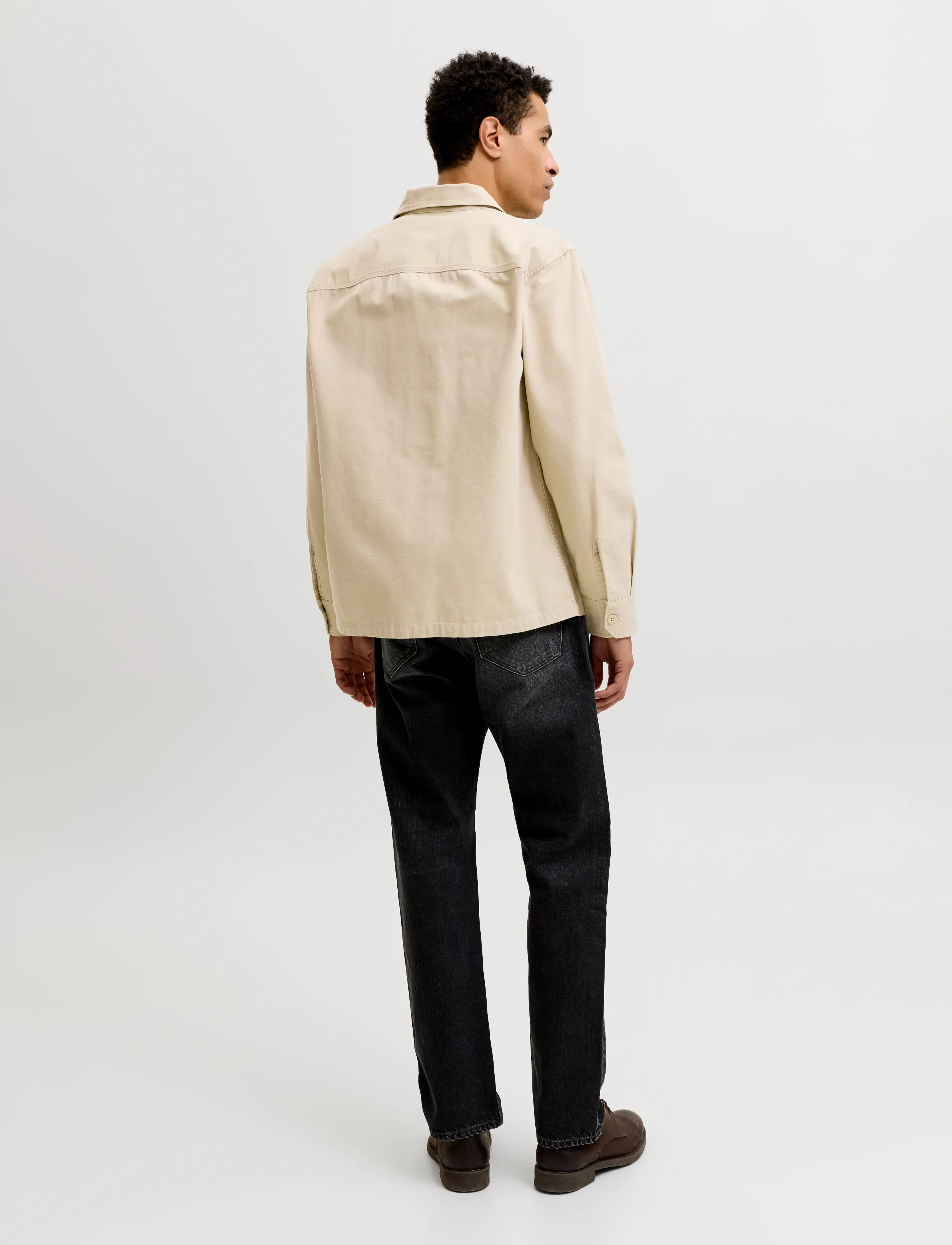 Jack & Jones - JJECOLTON CANVAS OVERSHIRT LS SN - casual skjortor - fields of rye - 3